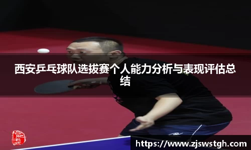 西安乒乓球队选拔赛个人能力分析与表现评估总结